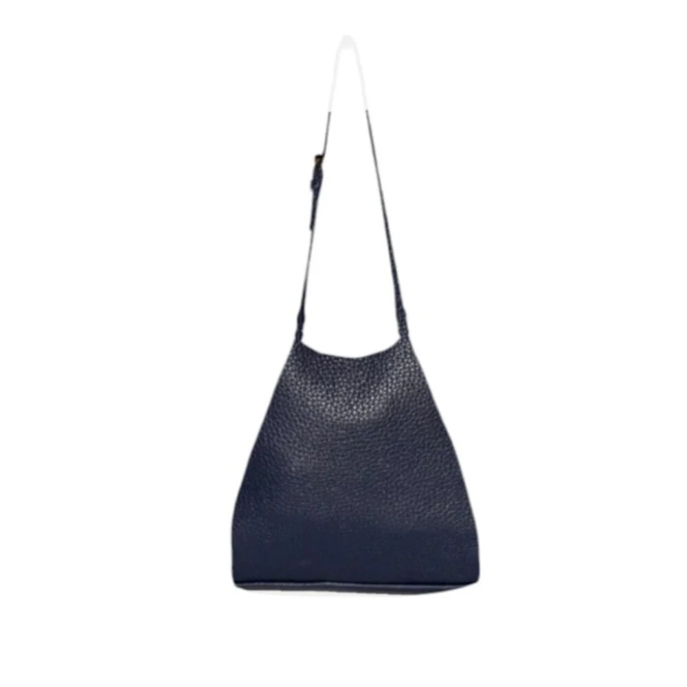 Michael Kors Jules Large Convertible Drawstring Leather Shoulder Bag-Black